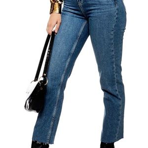 Topshop Straight Jeans - Size 28 Length 32
